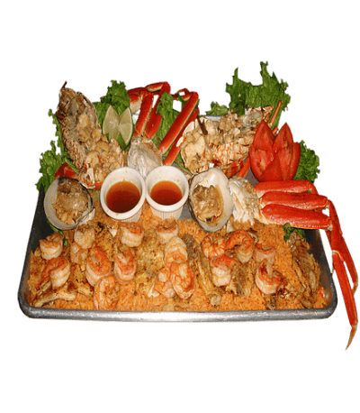 Santiago's_Grill_seafood_sampler